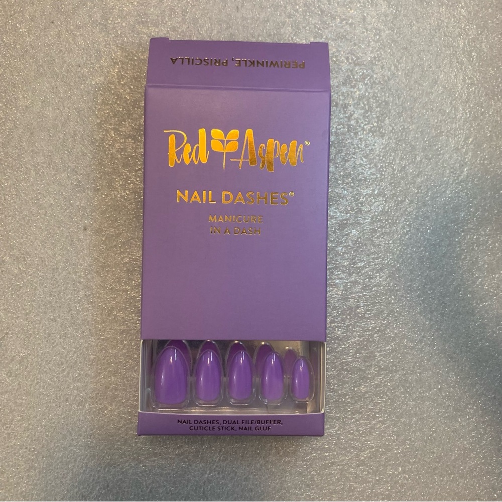 Red Aspen Purple Press-On Nails